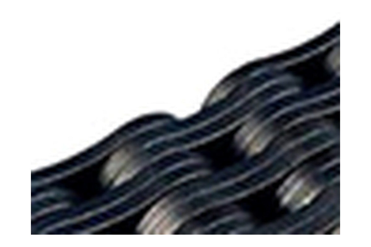 Leaf-chain pin and plate detail